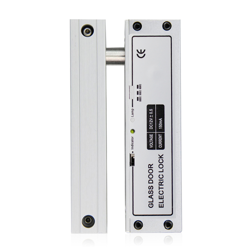 Up and down frameless electric lock